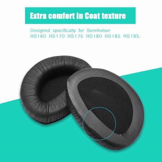 Housses De Coussinets Coussinets D'oreille De Remplacement Coussinets D'oreille Pour RS160 RS170