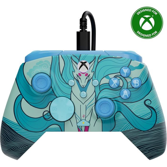 Manette de jeu - Xbox - Rematch Advanced - Filaire - Blue Kitsune - Compatible PC - Turtle Beach