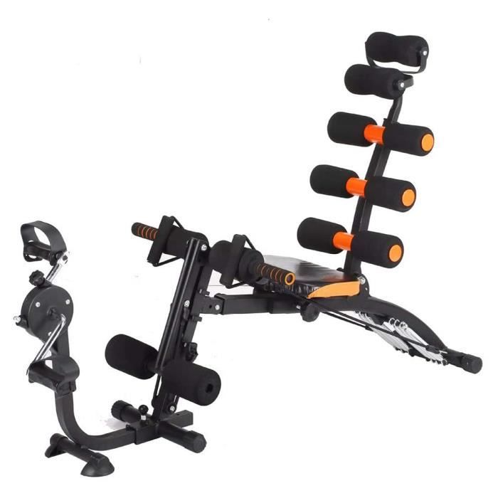 Appareil de musculation Multifonction Entraîneurs Abdominaux pour abdominaux, bras dos et épaules Sport Exercice 6 en 1