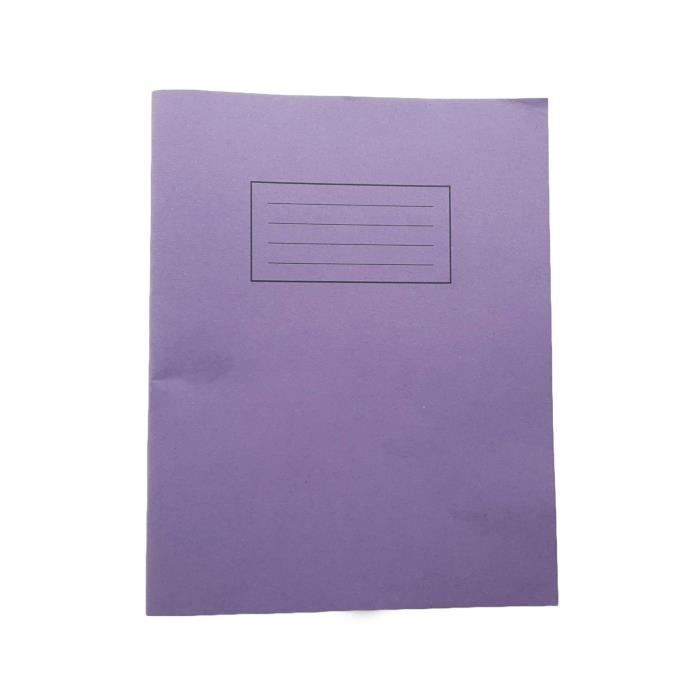 LOT DE 5 PETITS CAHIERS D’EXERCICES – 80PAGES A5 - VIOLET