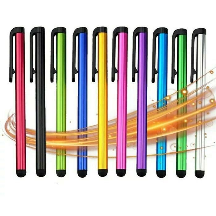 Lot 10 Stylets pour écran tactile tablettes et smartphones téléphone pda stylet