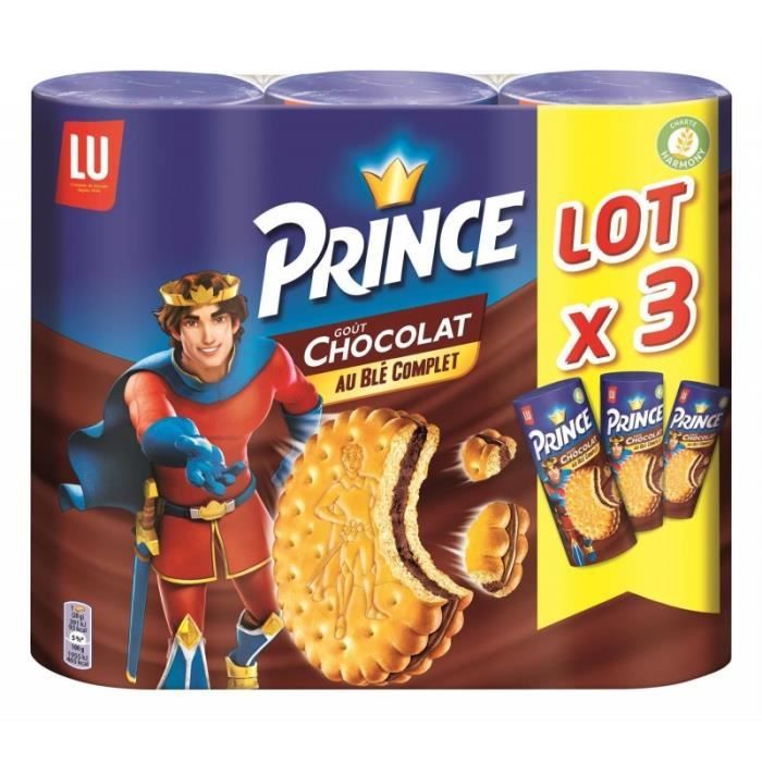 LU PRINCE - Prince Chocolat 900G - Lot De 3