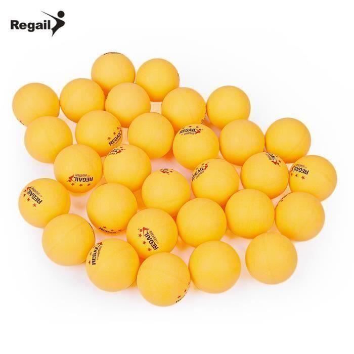 REGAIL Lot de 30 3-star Balles de table en teenis Advanced Balles de ping pong sport Balles d'entraînement de tennis de table L028B3