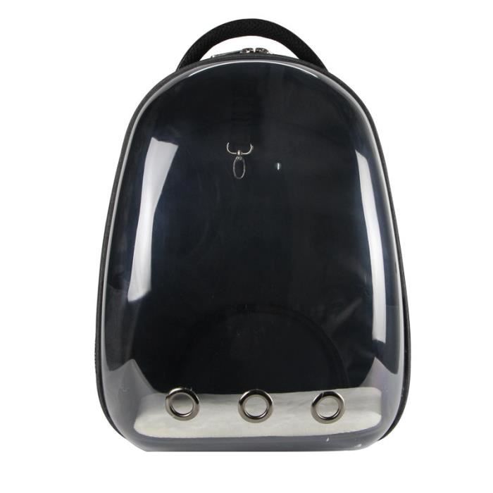 Sac de transport,Sac à dos Transparent pour chat Sac pour chat, Cage pour chien, sac d'espace pour chat, Cage pour - Type Black
