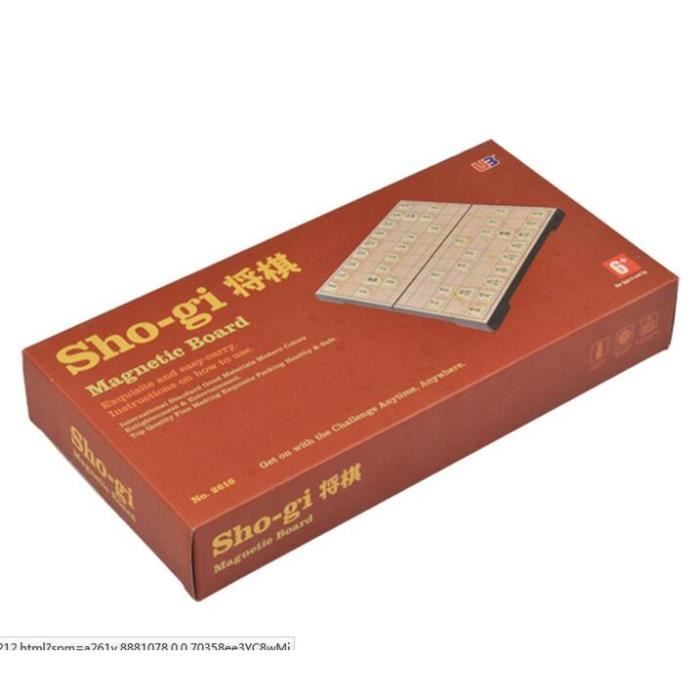 Échecs japonais: Shogi magnétique de voyage de pliage - 9.75``