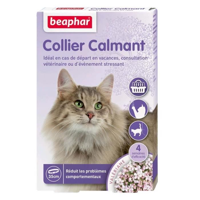 Beaphar - Collier calmant à base de valériane pour chat