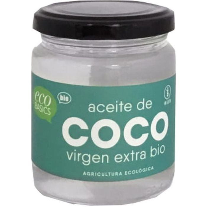 ECOBASICS - Huile de coco vierge bio 200 ml de huile