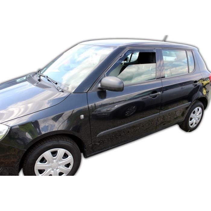 - Deflecteurs d'air Déflecteurs de vent Compatible avec SKODA FABIA II 5 portes 2007-2014 2pcs