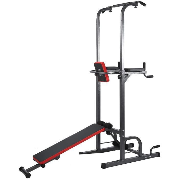DIP STATION OP Station de Musculation avec Planche en deacutecubitus Dorsal pour la Maison Power Tower avec Poids Bain appareils230