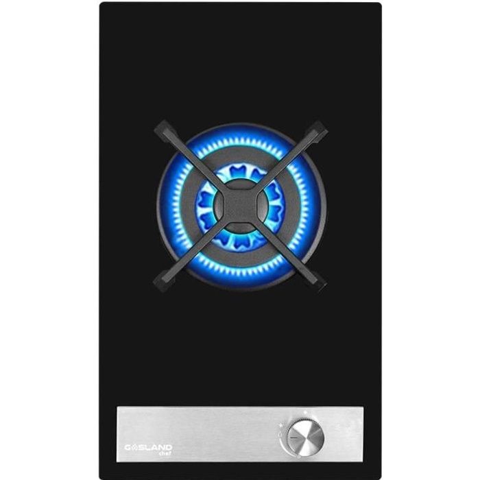 PLAT POUR FOUR Gasland Chef GH12BF Plaque de Cuisson à Gaz 30cm, Encastrée Plaque Gaz 1 feux, Encastrable Br&uci282