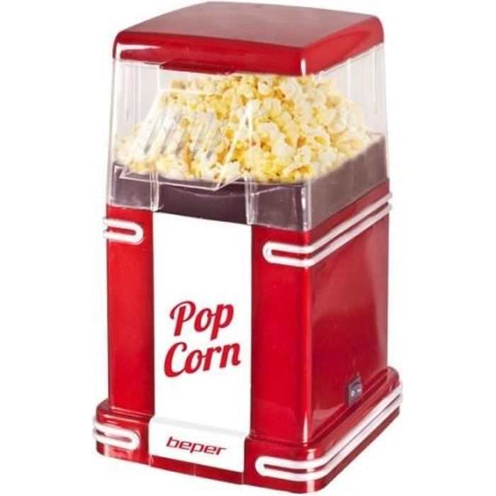 BEPER 90.590Y Machine à popcorn vintage - Rouge
