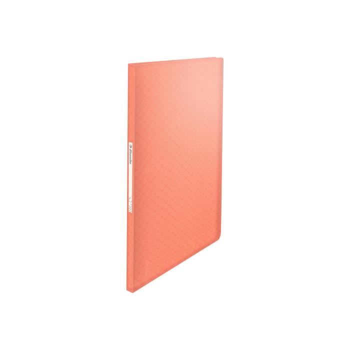 Esselte Colour'Ice Porte vues 40 compartiments A4 pour 80 feuilles pêche