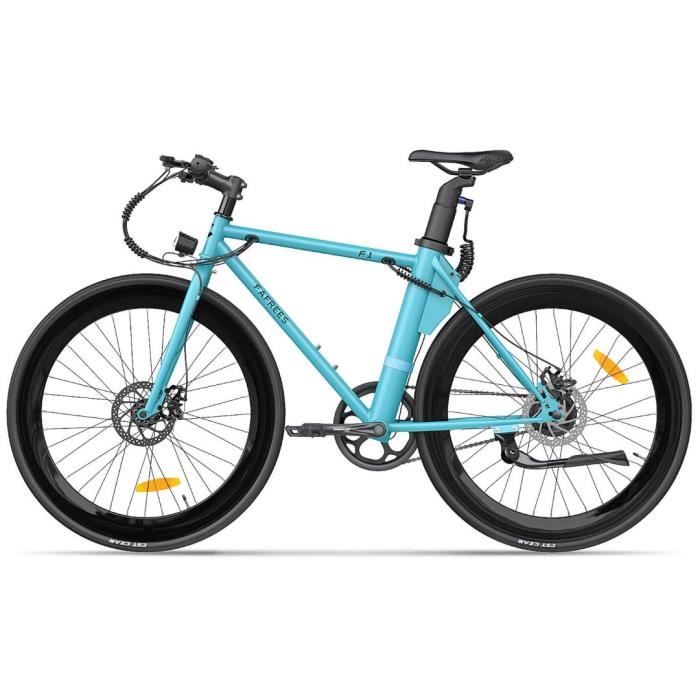 Vélo électrique Fafrees F1, 700C*28C Roue, 250W, 36V 8.7Ah, 25km/h Max, Vélo de route électrique, Bleu