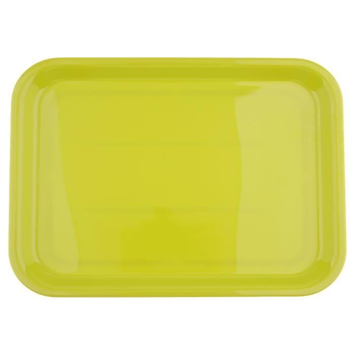 Plateau De Service Rectangulaire Plat Plastique Service Hôtel Cuisine Vert L
