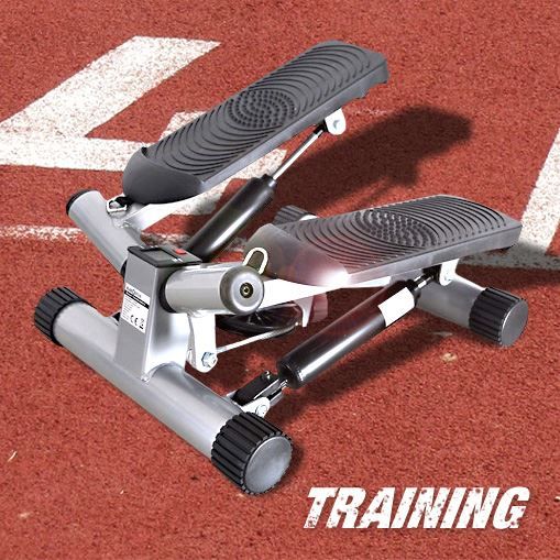 Stepper fitness lateral avec compteur de calories