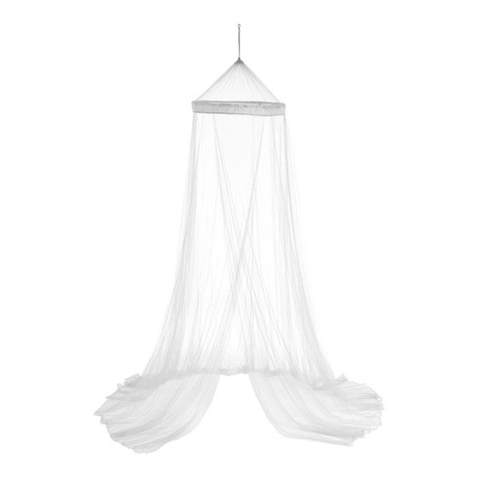 Ciel de lit blanc 60x250 cm Autres Blanc