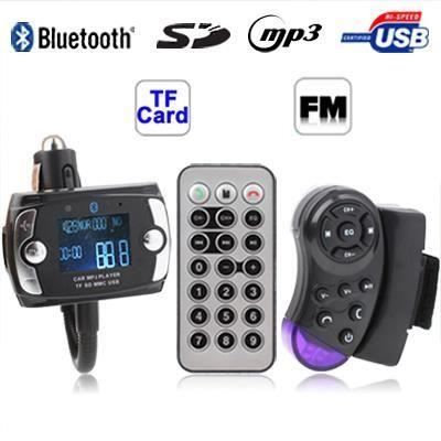 Bluetooth voiture MP3 commande volant transmetteur