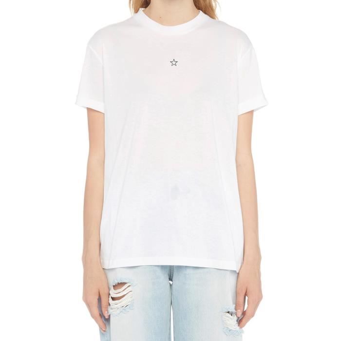 STELLA MCCARTNEY FEMME 457142SIW209000 BLANC COTON T-SHIRT