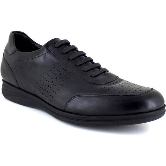 Basket Homme J.Bradford Cuir Noir JB-NEWPORT111