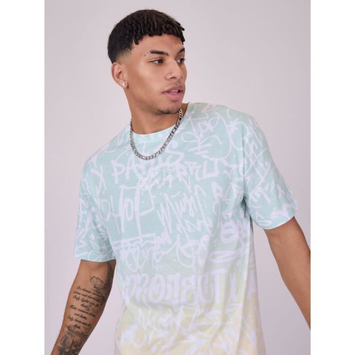 PROJECT X PARIS - Tee-shirt graffiti dégradé - Homme
