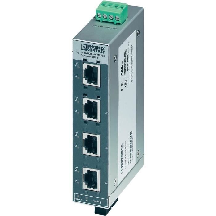 Switch Ethernet 4 ports TP-RJ45 Phoenix Contact…