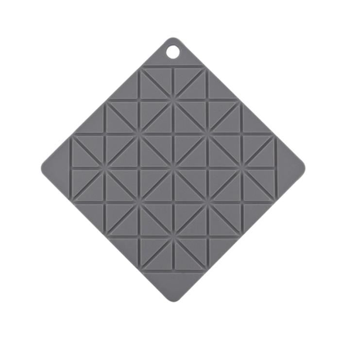 1 tapis de cuvette de silicone d'isolation thermique de napperon de PC pour la maison de cuisine ASSIETTE - PLATEAU REPAS