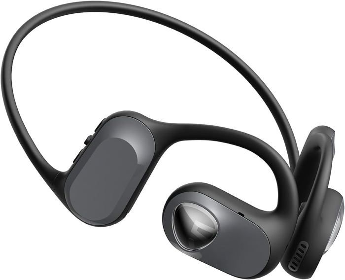 Écouteurs Open-Ear Bluetooth 5.4 - 48h Autonomie, IPX7, Basses Puissantes - Pour Sport/Course/Vélo