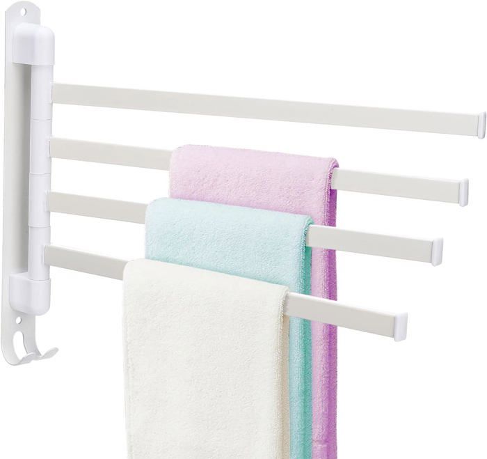 Compare Porte-Serviettes Pivotant Mural 4-Arm,180°Rotatives Sèche