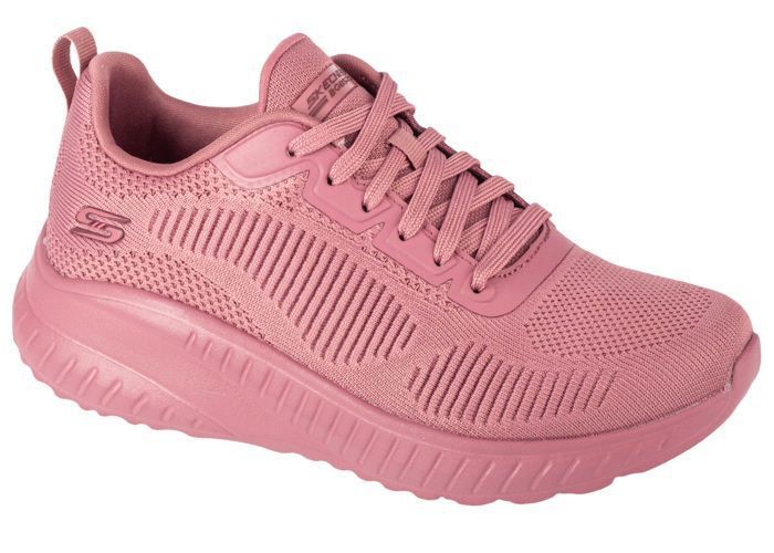Skechers Baskets Femme - Rose - Skechers Bobs Squad Chaos - Face Off