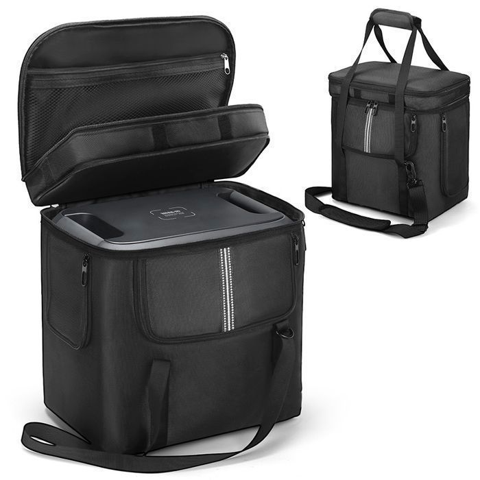 Étui de transport pour station électrique portable BLUETTI AC180 sac de rangement de voyage étanche avec poches pour accessoires