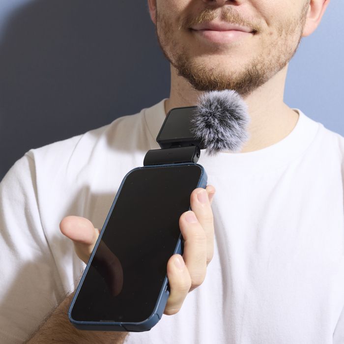 Micro Cravate - BE MIX - Sans Fil - Léger - Gris
