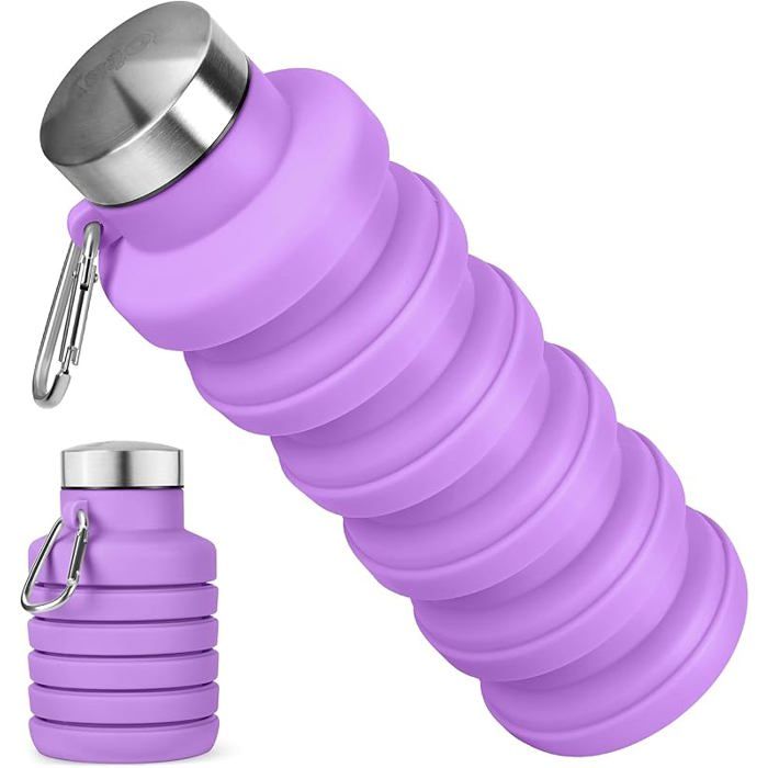 Bouteille d'eau de sport pliable