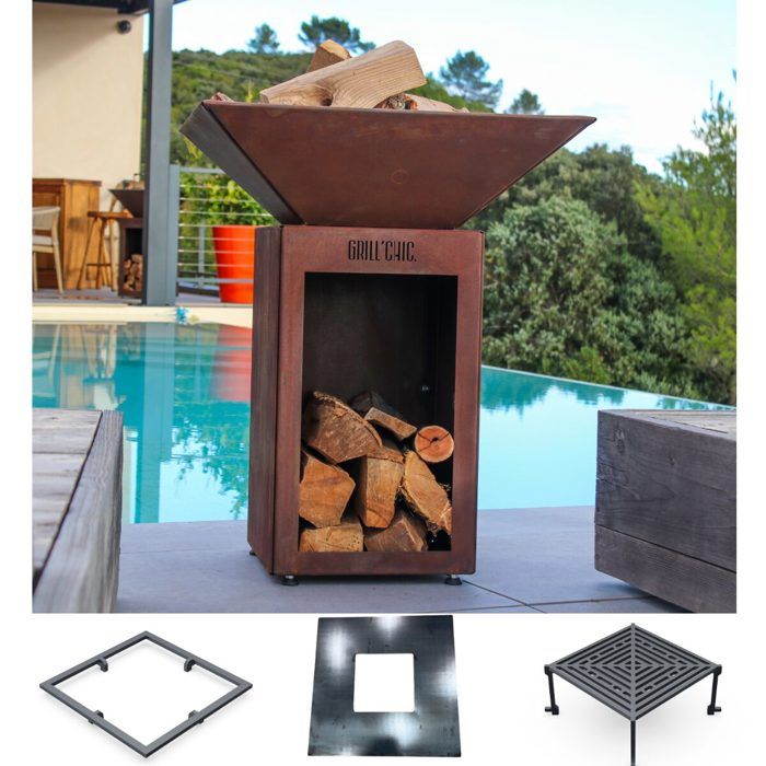 Grill Chic Auvergnat Mini Cevenol Kit Cuisson Carré - vue 2