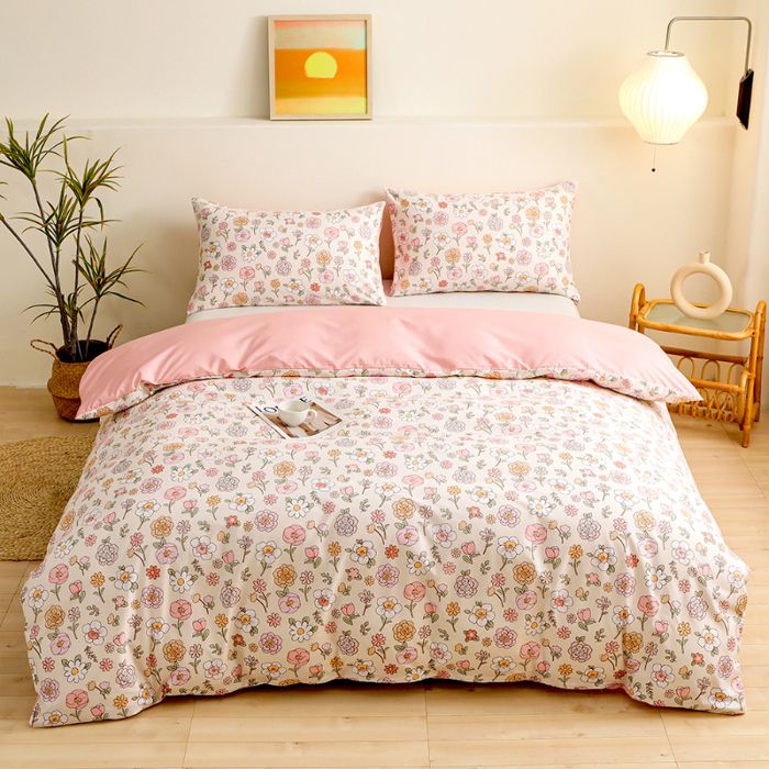 220x240cm - Housse de couette - Romantique - avec Fermeture Ensemble 3 pièces imprimé - Microfibre - pour Filles Enfants 220x240cm - Housse de couette - Romantique - avec Fermeture Ensemble 3 pièces imprimé - Microfibre - pour Filles Enfants