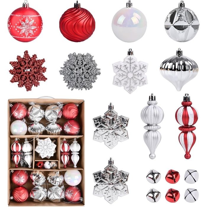 ASQzhuLIWing 8 Pendentifs De Noël Plats 2D Pour Sapin,de