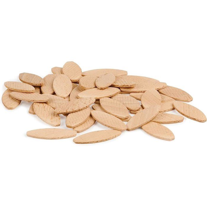 Lamelle dAssemblage Type Lamello Taille 20 100 pièces Biscuits connecteurs en Bois pour Menuiserie et Travaux de Bricolage