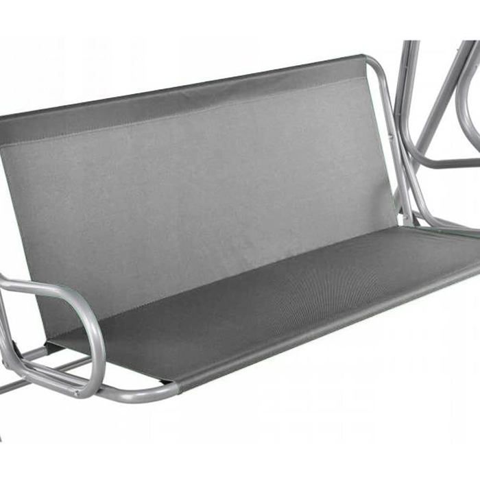 Housse siège jardin balançoire - Couvre-siège swing 2 et 3 places 138x50x50cm gris