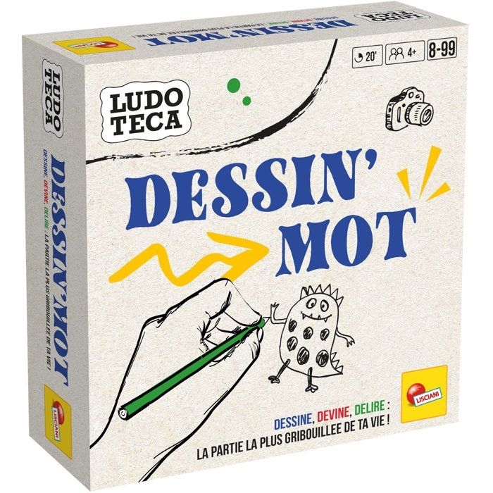 Jeu De Société Lisciani Giochi Dessin'Mot – Jeu De Dessin Mémoire Pour Famille - vue 4