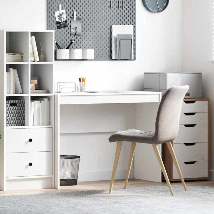 1pc Blanc Armoire Bureau détude - Magnifique Bureau Blanc 100x40x76cm CL7405312