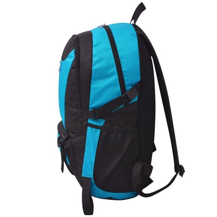 VENTE-FLASH Sac à dos de randonnée 40 L Noir et bleu avec manuel de montage（11959944）VIDAXL