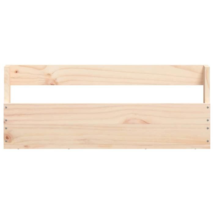 Étagères à chaussures murales 2 pcs 59x9x23 cm Pin massif_2 ans garantie_54603