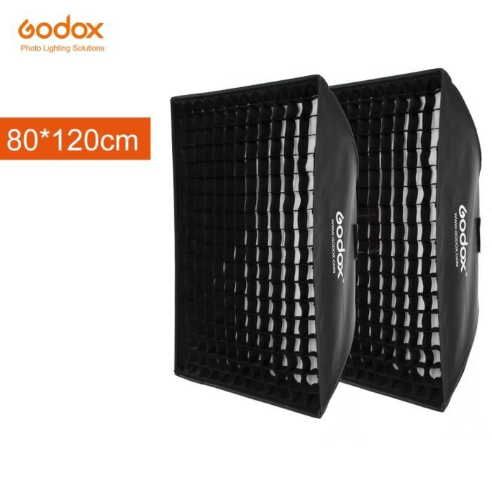 Godox CS-50T : Boîte à Lumière Ronde Pliable 50cm (monture Bowens) Pour Flash Studio