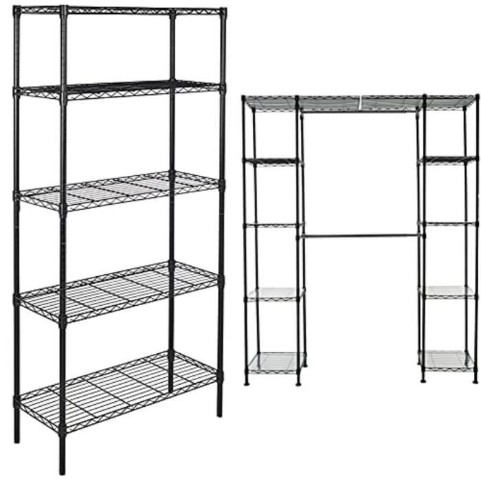 Établi De Garage Strong Beast - 90x150x60 Cm, Charge 500 Kg/étagère, Bleu/orange, Rangement Robuste