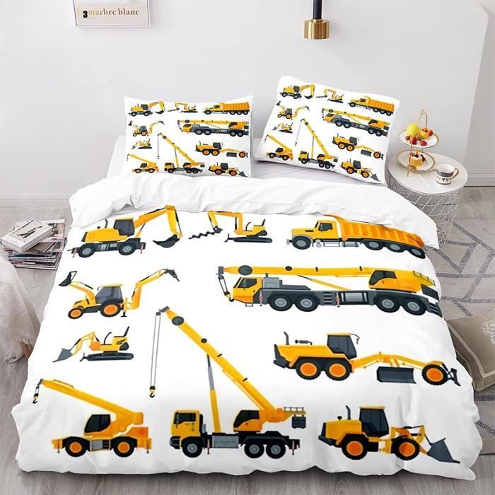 Housse De Couette Camions Et Transport Price Right Home - Réversible 2 En 1 Pour Enfants