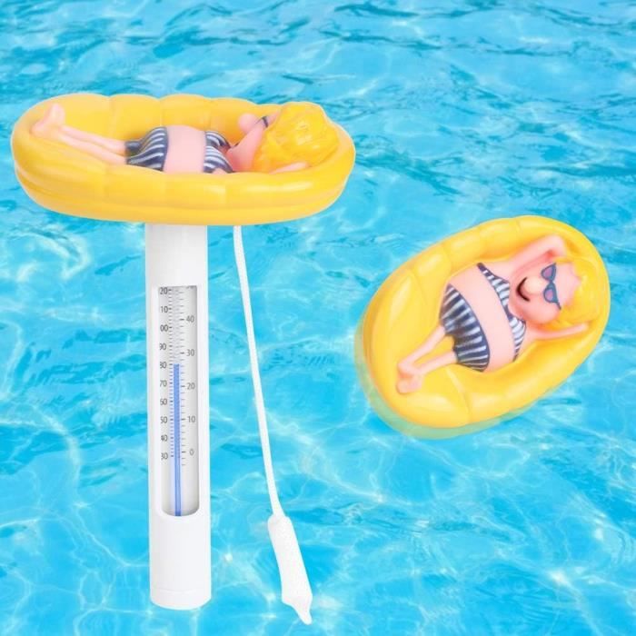 Thermomètre Piscine Flottant Tortue - Grand Écran Animal Mignon Pour Piscine Spa Aquarium