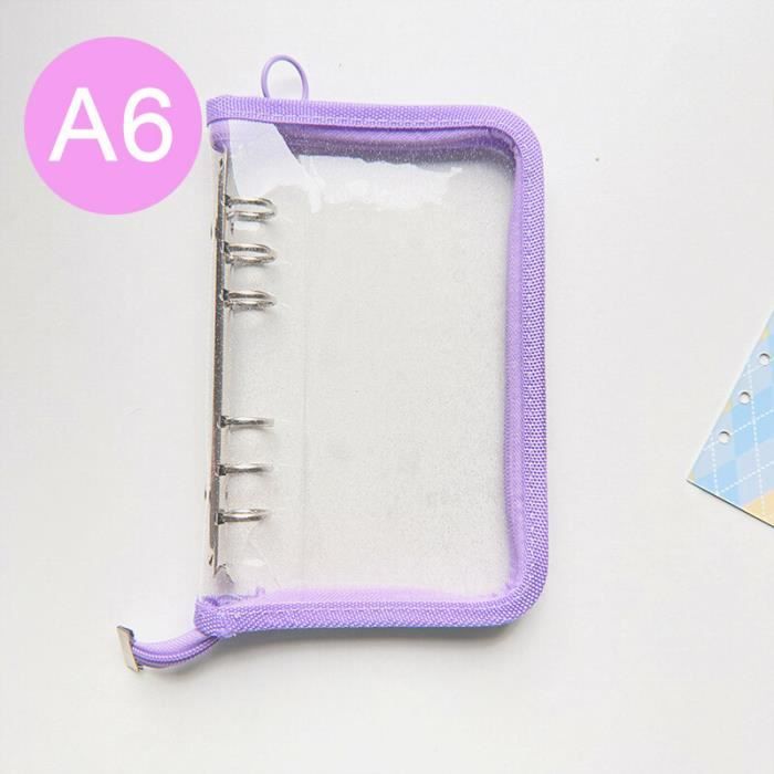 Classeur Budgétaire A6 Avec 8 Enveloppes à Fermeture éclair - Organiseur Finances Personnelles Avec étiquettes