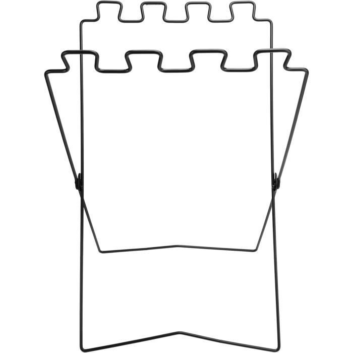 Support De Sac Poubelle De Jardin En Fer - Cadre Rigide 65x30x75 Cm, Facile à Installer Sans Outils, Pour Feuilles Et Déchets