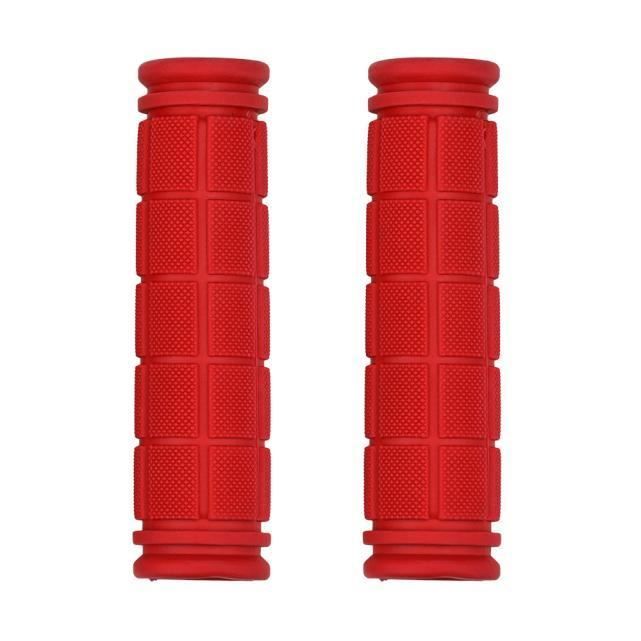 Poignées De Guidon Scooter Enfant 145 Mm - Lot De 2, TPR Souple Antidérapant, Bouchons Sécurité Champignon, Couleurs Vives, Pour BMX, VTT, Trottinette, Vélo Enfant