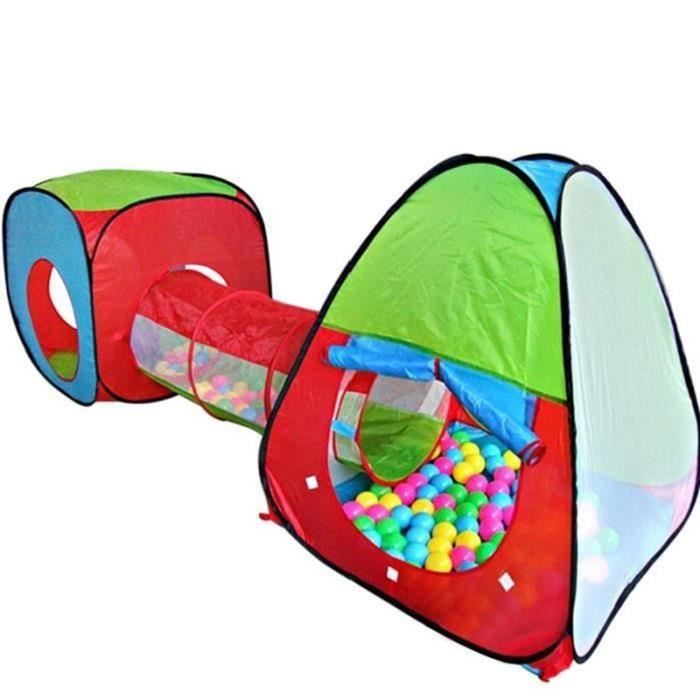 EBTOOLS Tunnel Activit/é Tunnel de Jeu Tente pour Enfants Tunnel Rampant B/éb/é Pliable Jouet Domestique Camping Jeu Loisirs pour Enfant Multicolore Respirant avec Sac de Transport