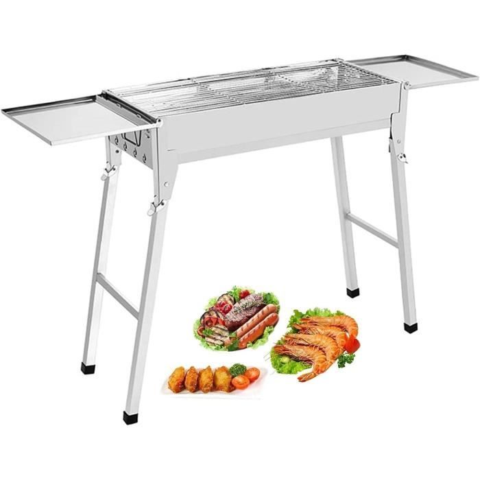 LIXADA extérieur en acier inoxydable gril Portable... – Grandado